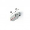 Alimentation Terre Droite Rail Apparent